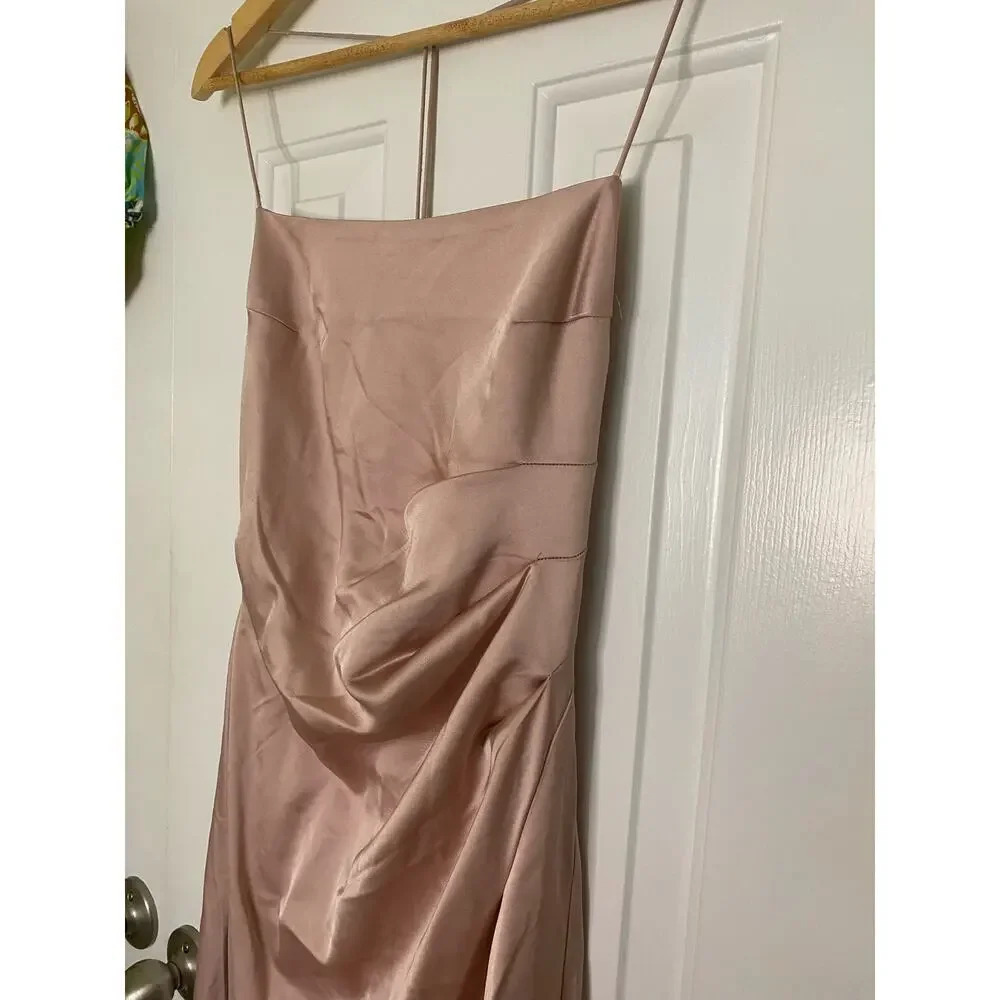 SIGNIFICANT OTHER One Another Asymmetric Hem Cocktail Midi Dress Size 6 - Picture 6 of 16